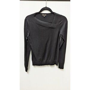 Lety & Me Black Long-Sleeve Sweater
